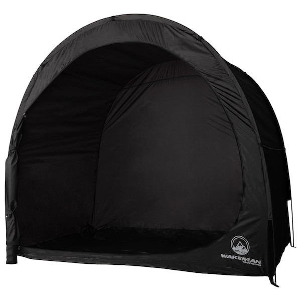 Wakeman Bike Storage Shed-6.5x4x5.3 Tent Holds 3 Bicycles-Water & UV-Resistant with Carry Bag by Wakeman 83-SS1003 - main